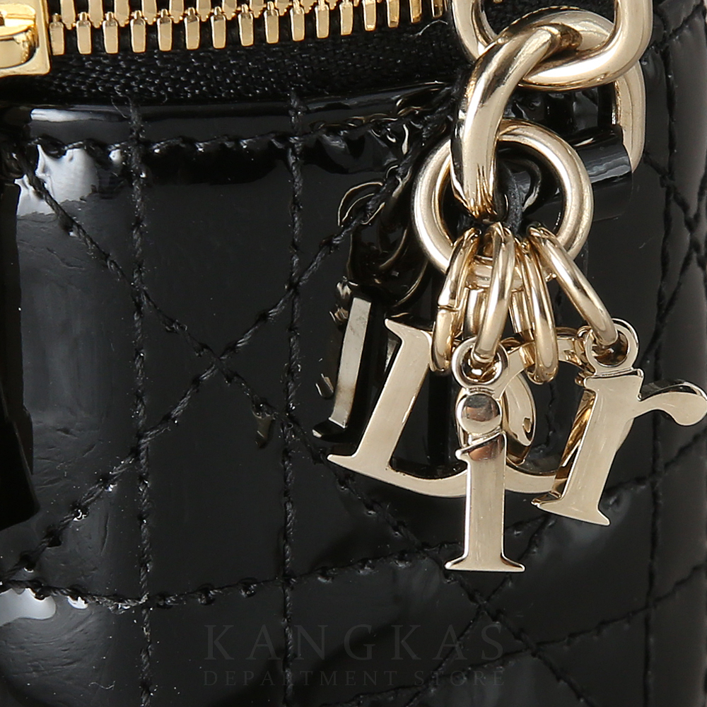 CHRISTIAN DIOR(USED)크리스찬디올 페이던트 베니티 탑핸들 마이크로